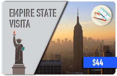 EmpireState1 alt="El icónico edificio Empire State de Nueva York, con opción para comprar boletos de acceso al observatorio."